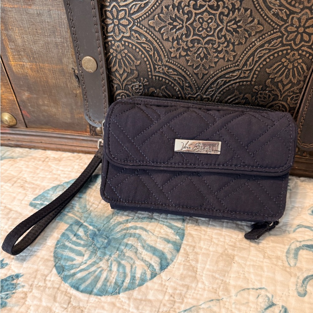 Vera Bradley Black Quilted Wallet